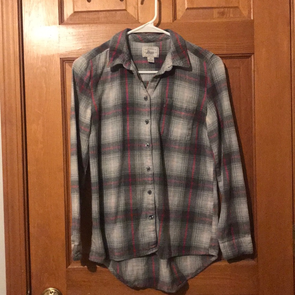 Gray cozy flannel